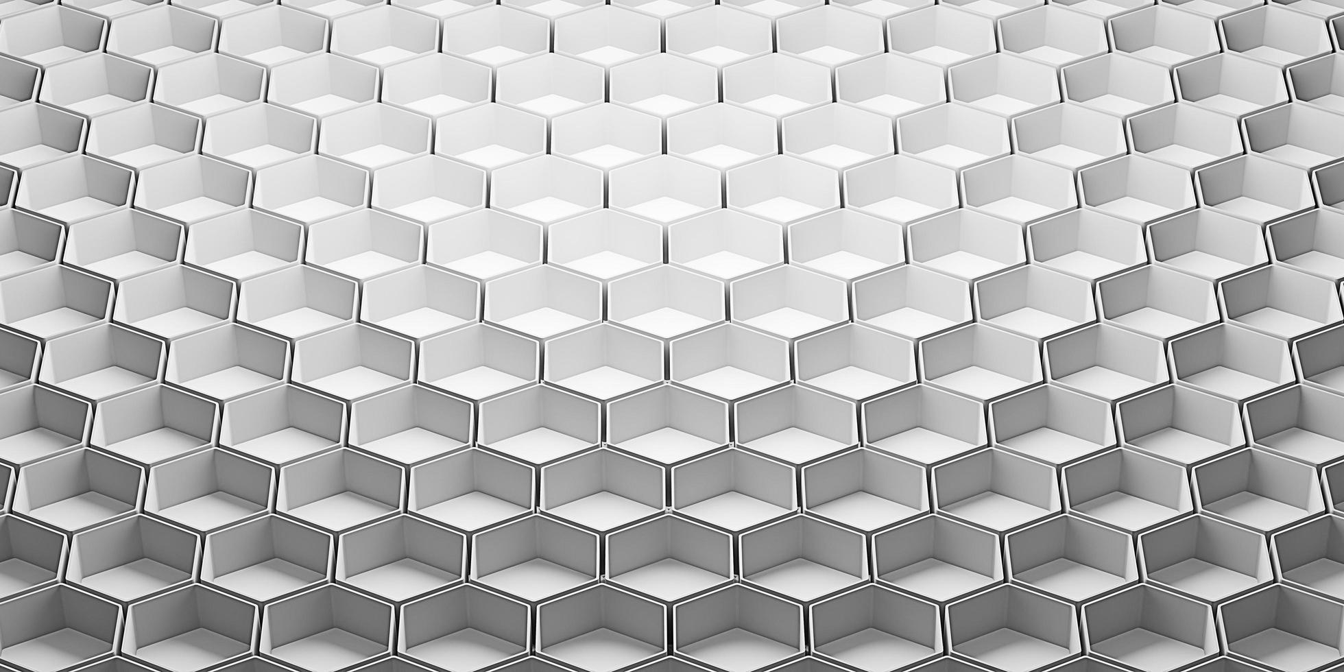 modern hexagon scene honeycomb pattern background hexagon abstract background 3D illustration photo