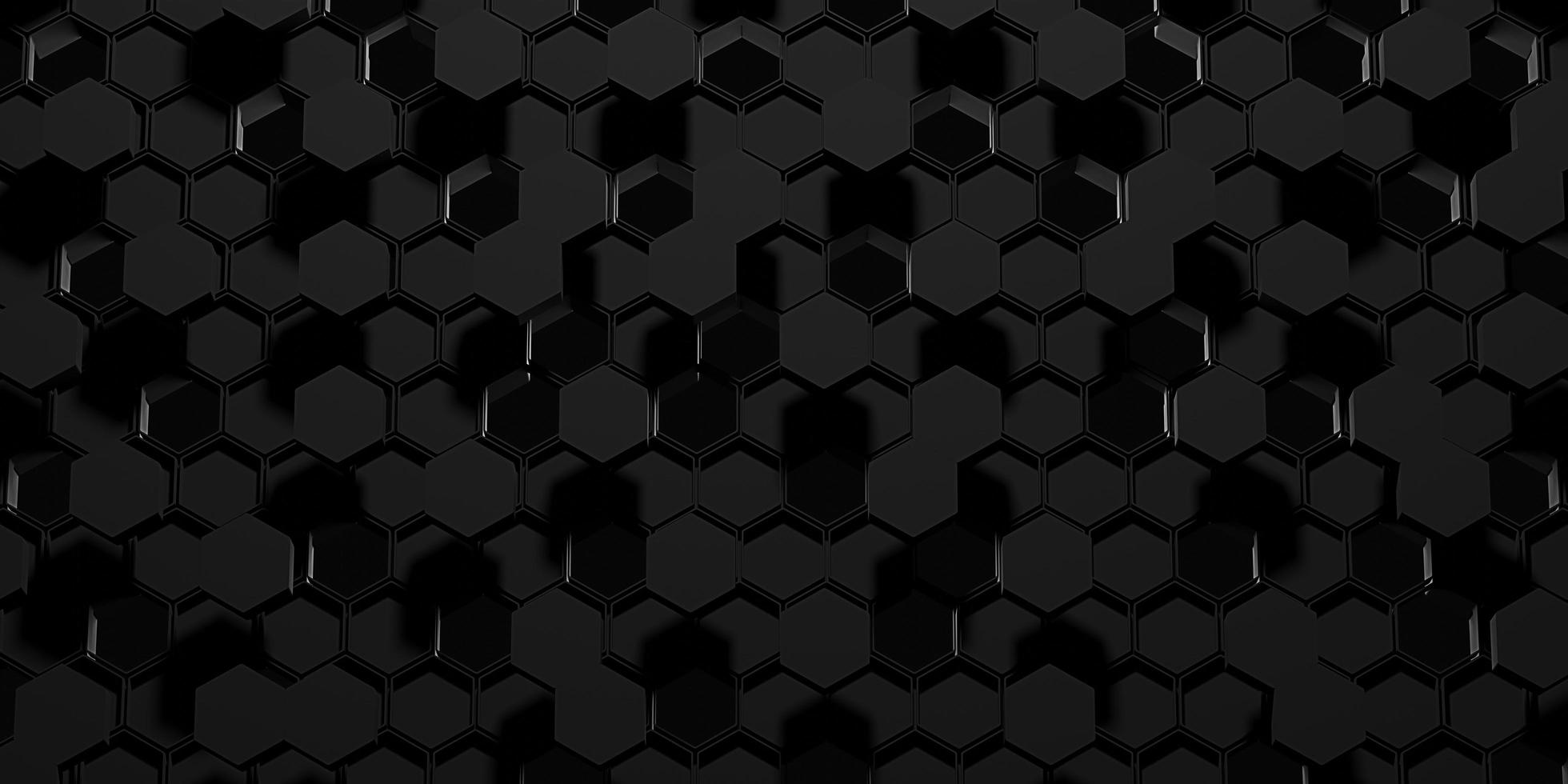 modern hexagon scene honeycomb pattern background hexagon abstract background 3D illustration photo