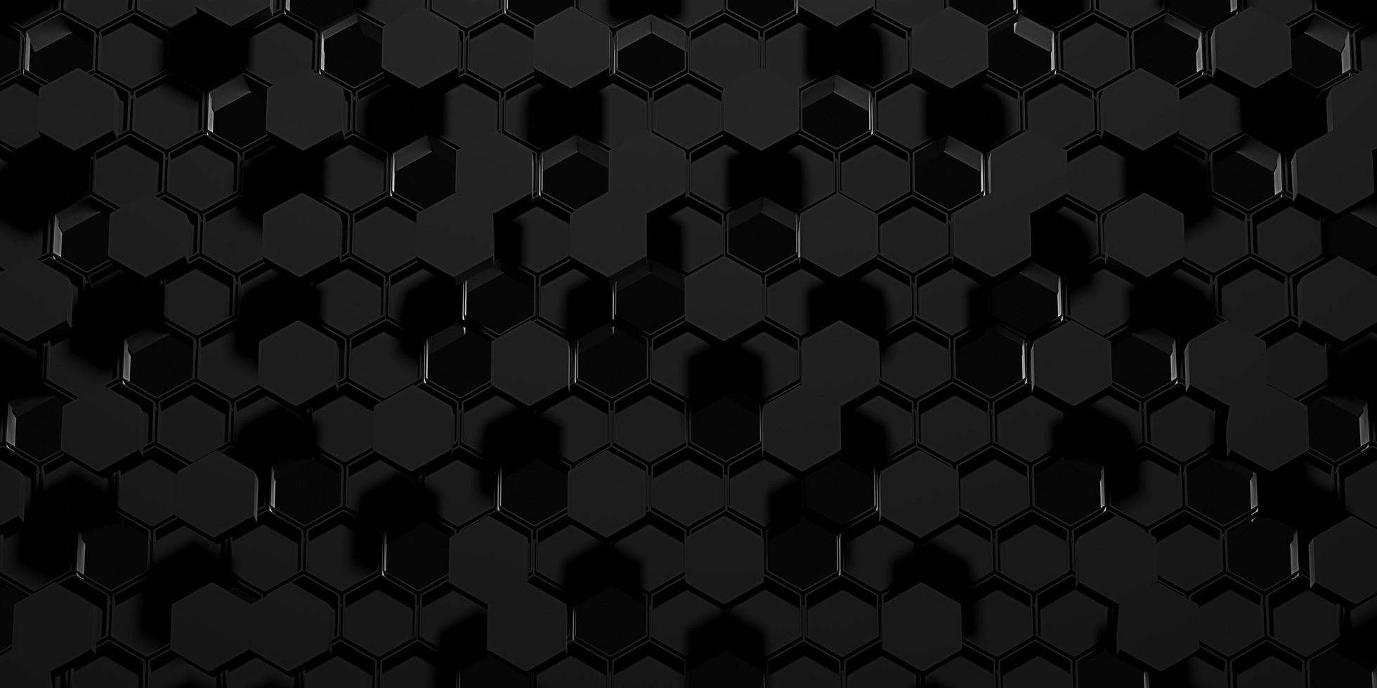 modern hexagon scene honeycomb pattern background hexagon abstract background 3D illustration photo