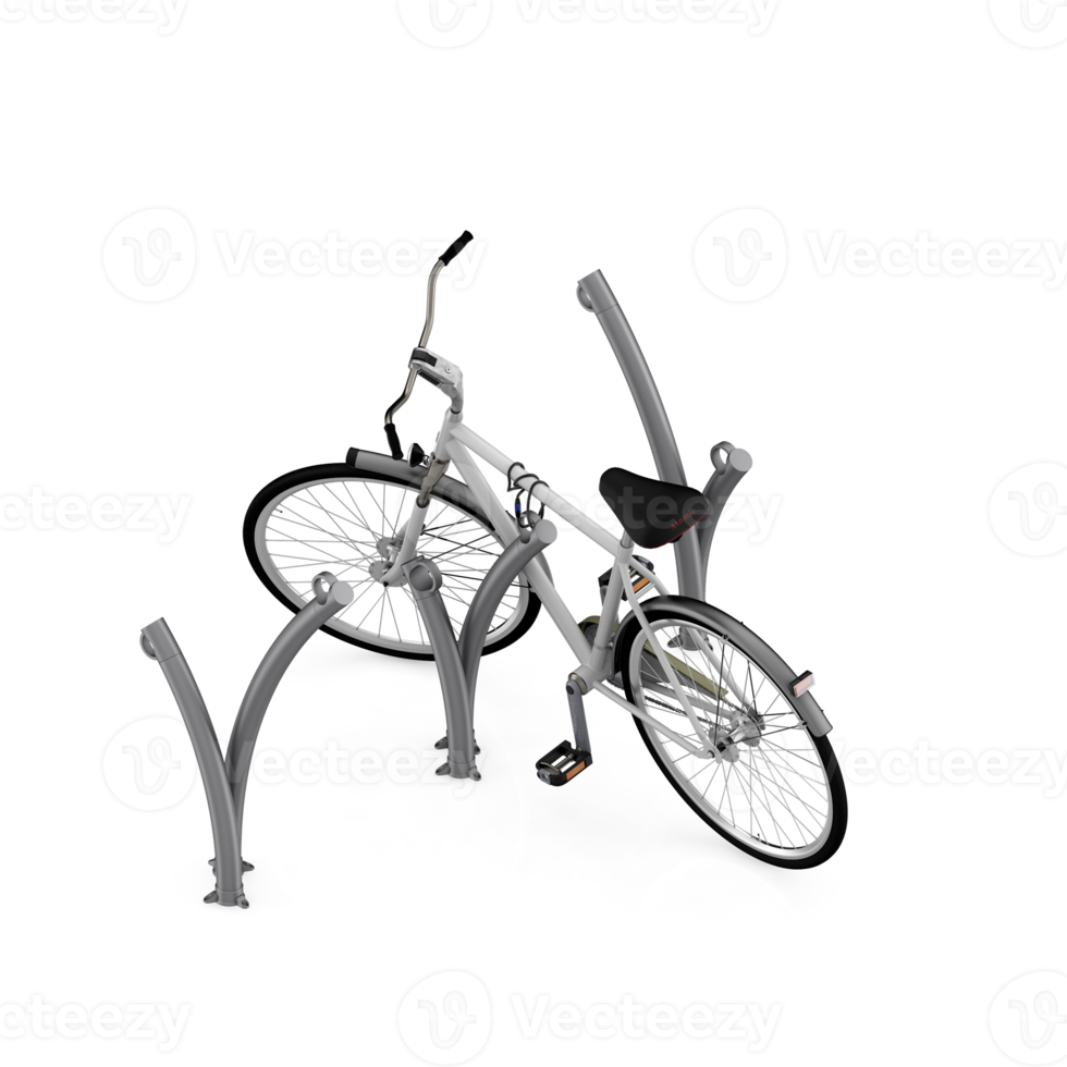Isometric Bike 3D render png