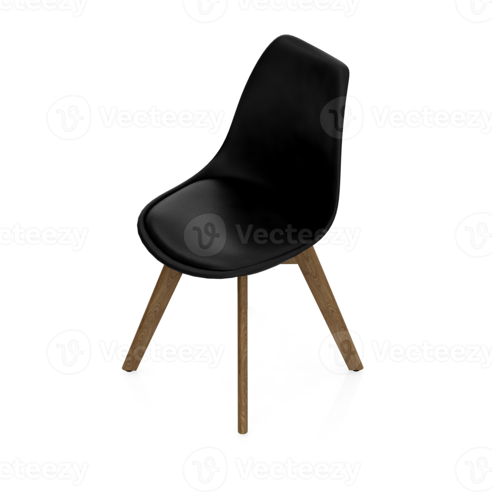 Isometric Chair 3D isolated rendering png