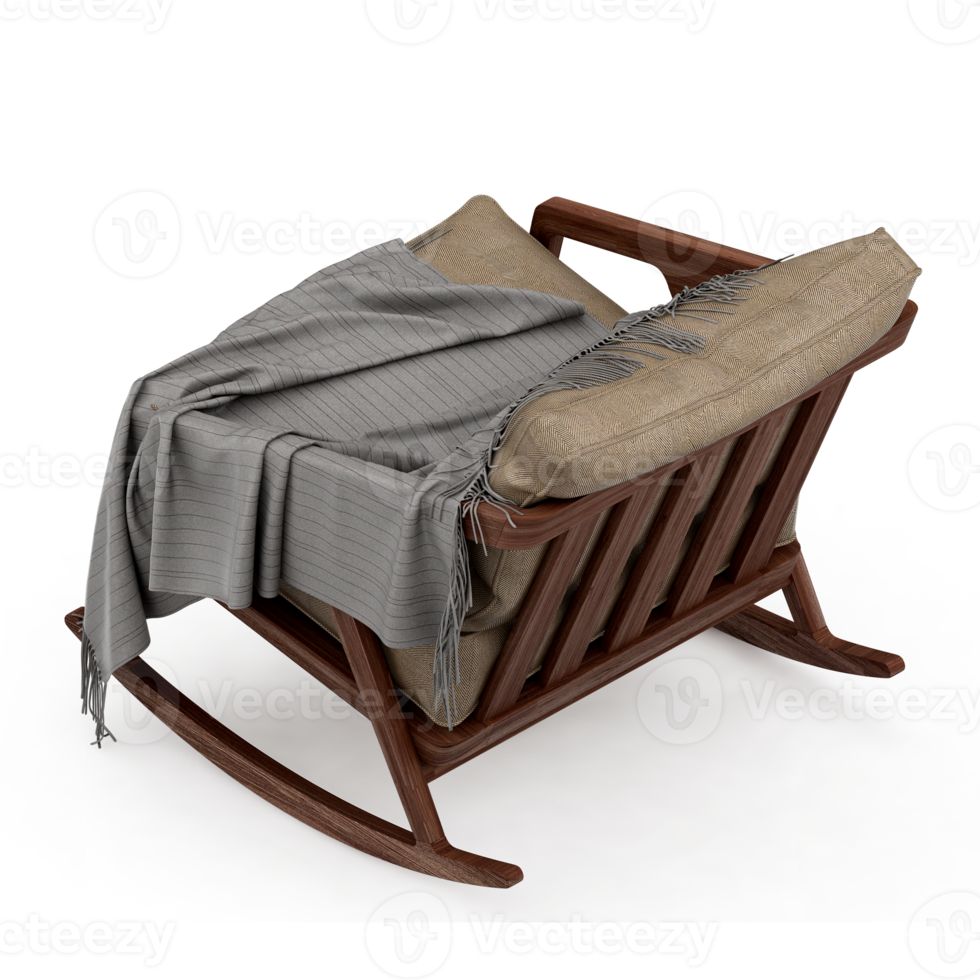 Isometric Armchair Isolated 3D render png