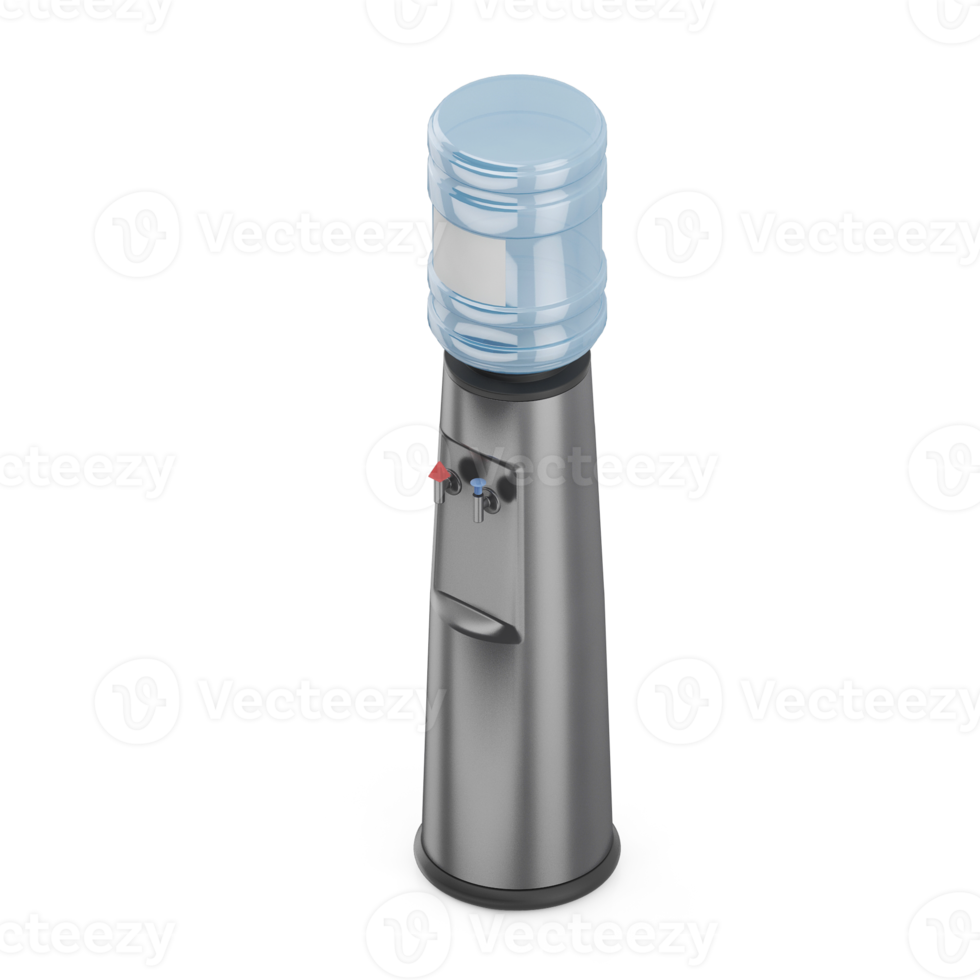 isometrische water dispenser 3d geven png