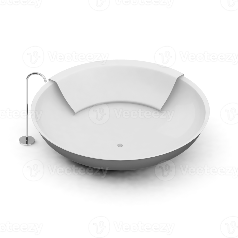 isometrische badkamer items 3d geïsoleerd geven png