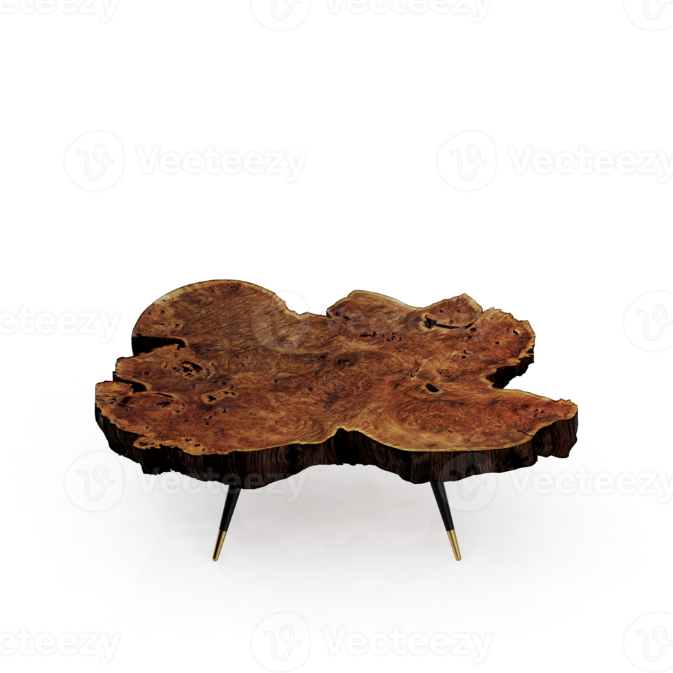Isometric Table Set 3D render png