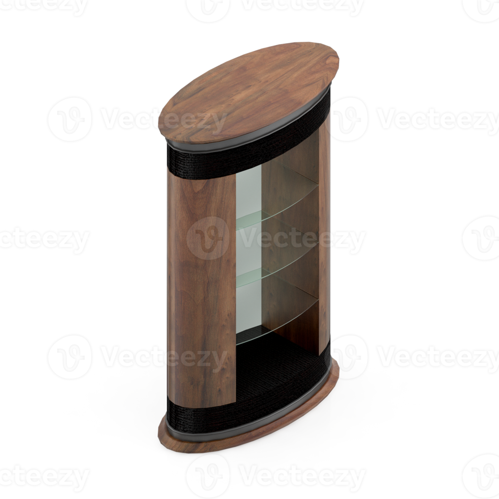 Isometric Cabinet 3D render png