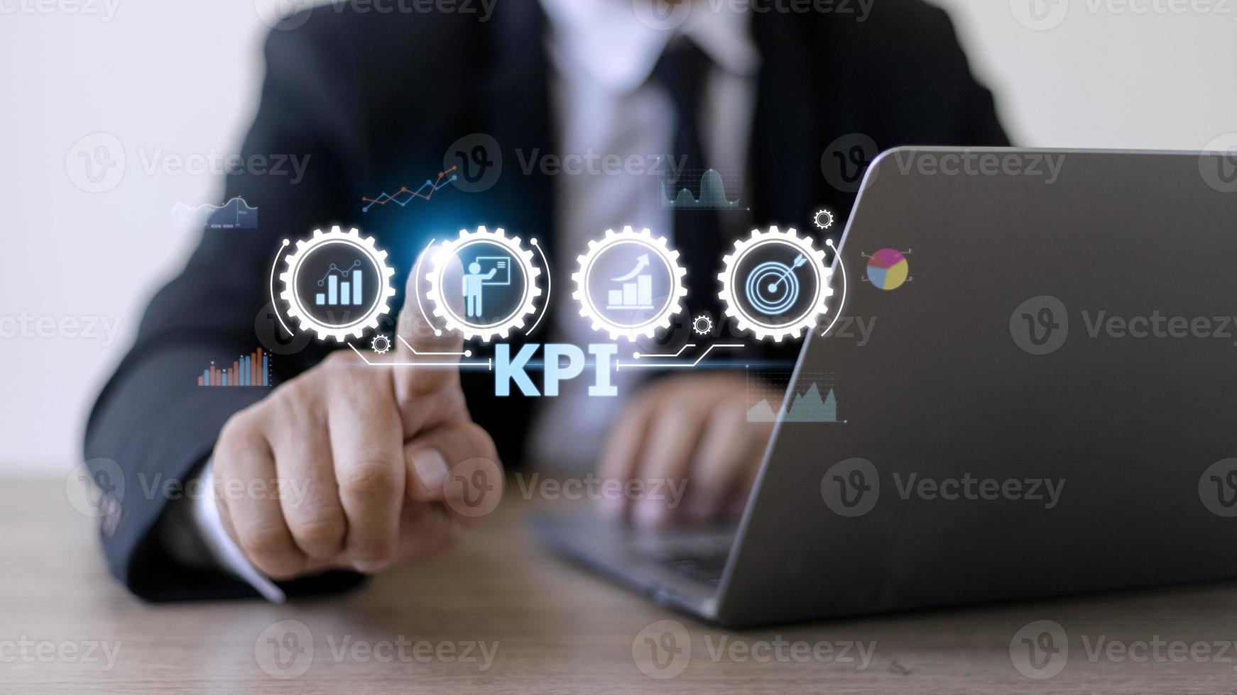 KPI Key Performance Indicator Business Internet Technology Concept. photo