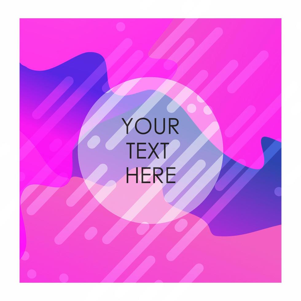 Colorful background with typography design vector