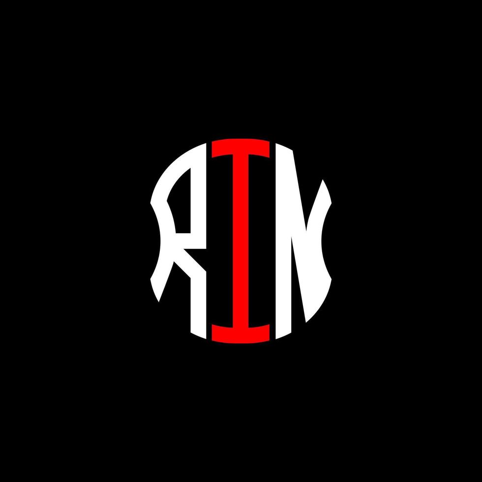 RHI letter logo abstract creative design. RHI unique design 14265304