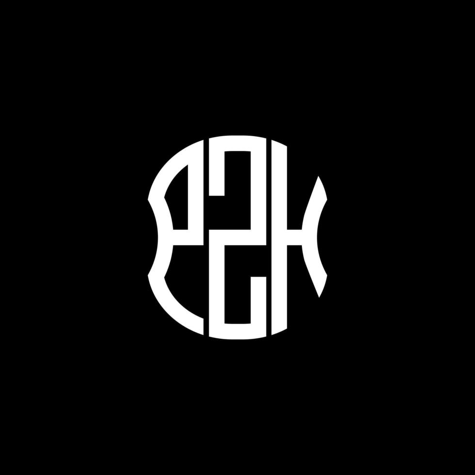 PZH letter logo abstract creative design. PZH unique design vector