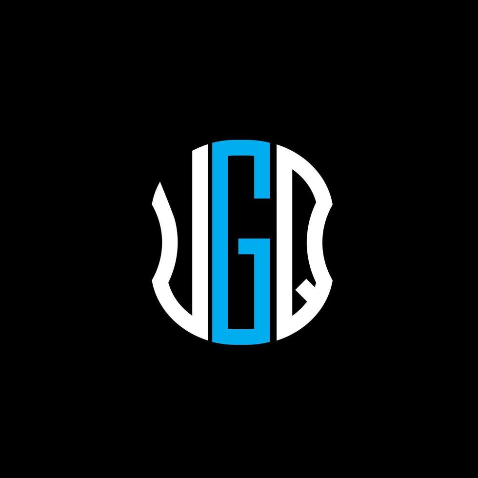 UGQ letter logo abstract creative design. UGQ unique design vector