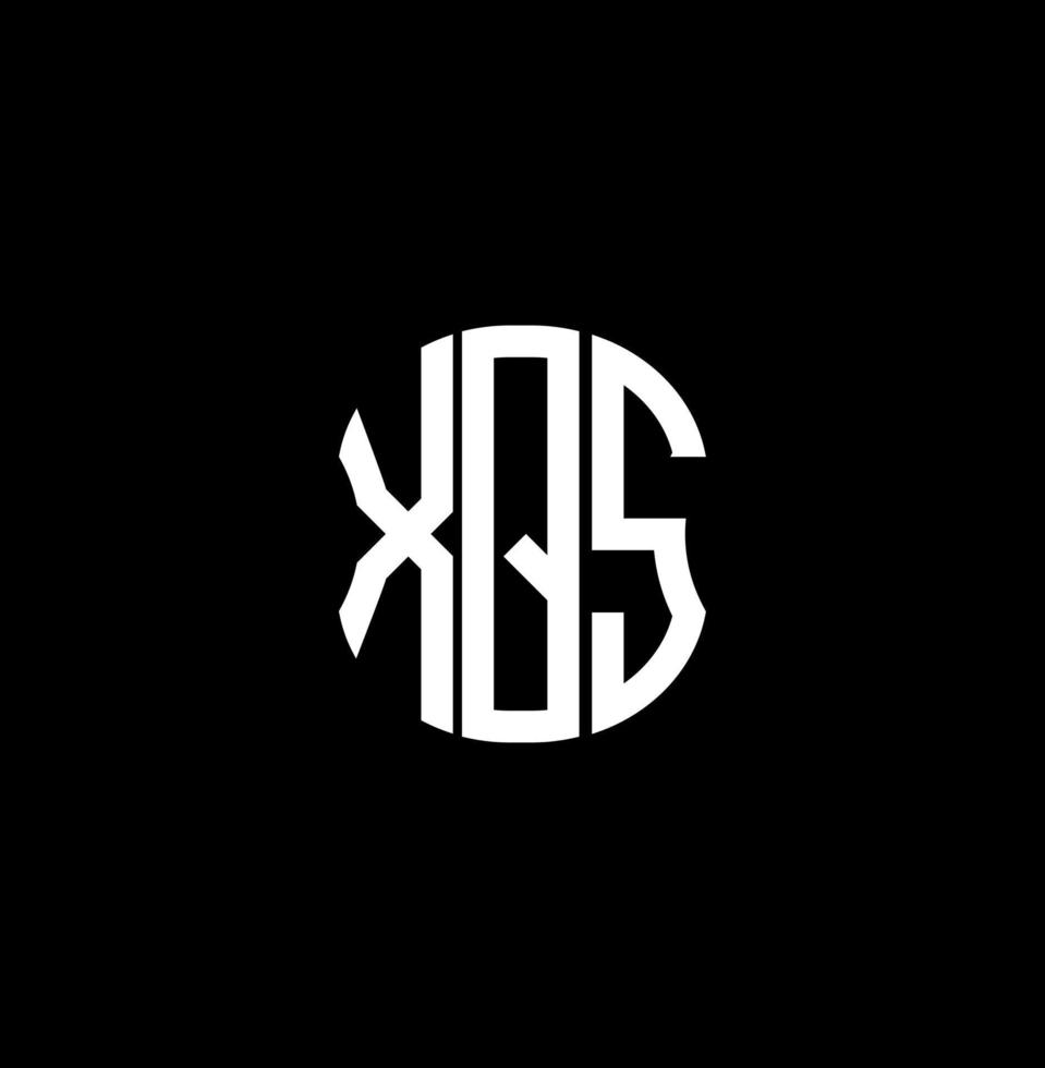XQS letter logo abstract creative design. XQS unique design vector