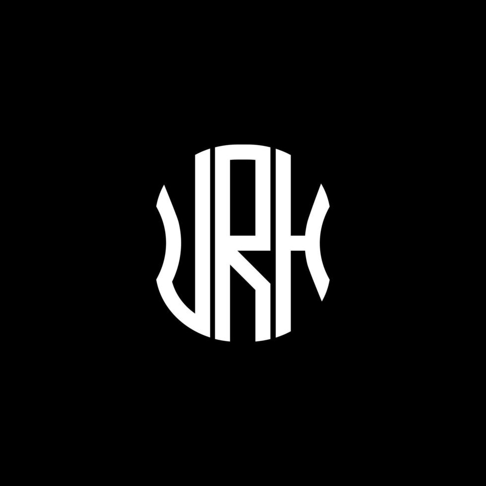 URH letter logo abstract creative design. URH unique design vector