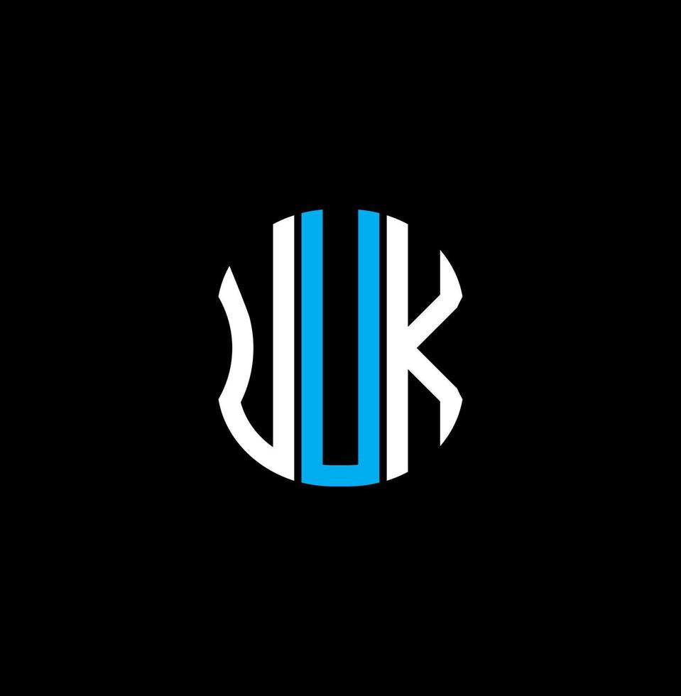 UUK letter logo abstract creative design. UUK unique design vector