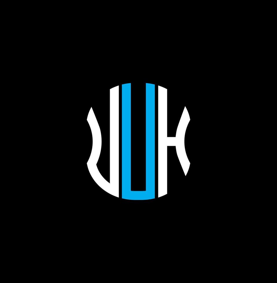 diseño creativo abstracto del logotipo de la letra uuh. uuh diseño único vector