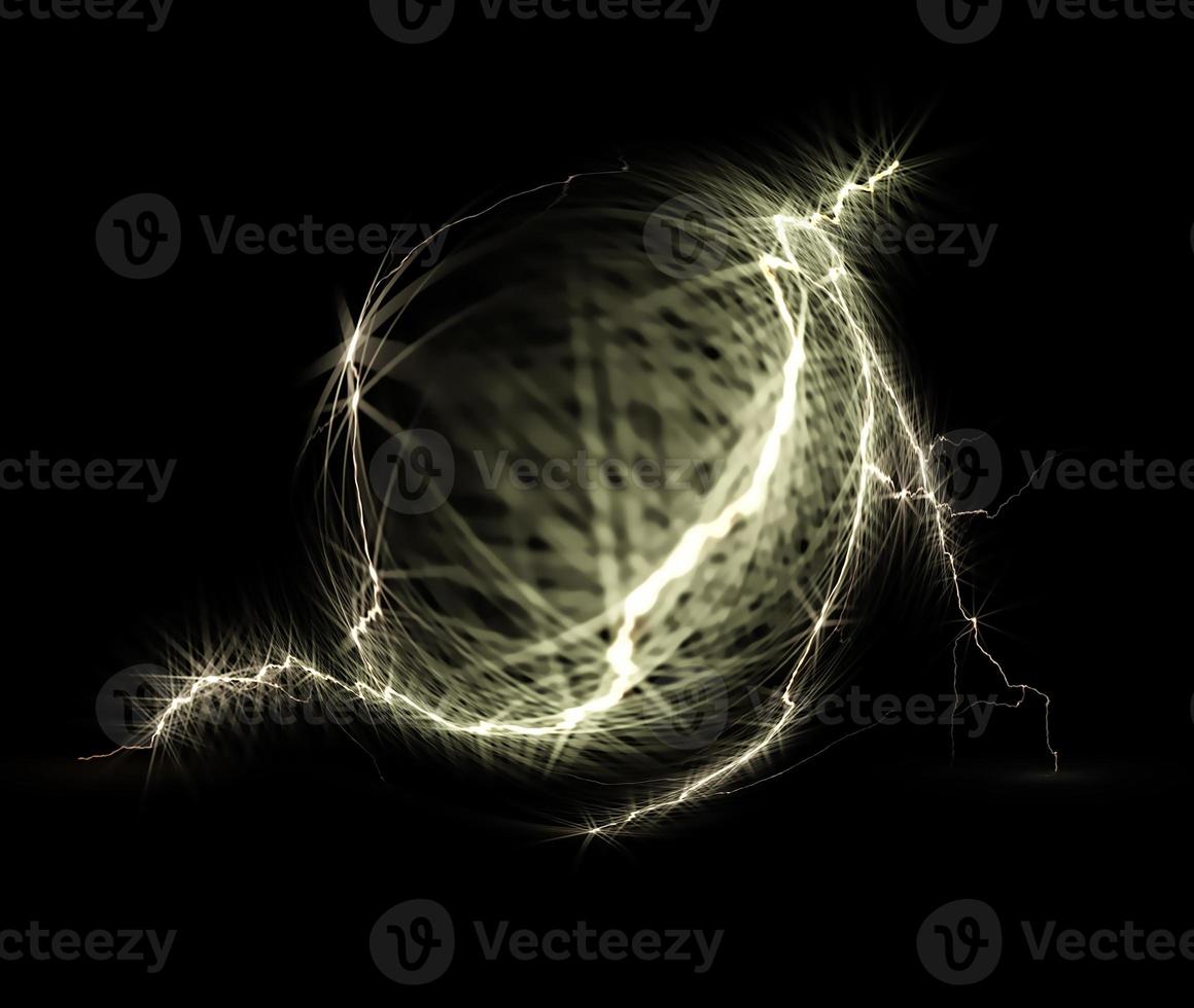 Digital Rendering Electric Lights Background photo