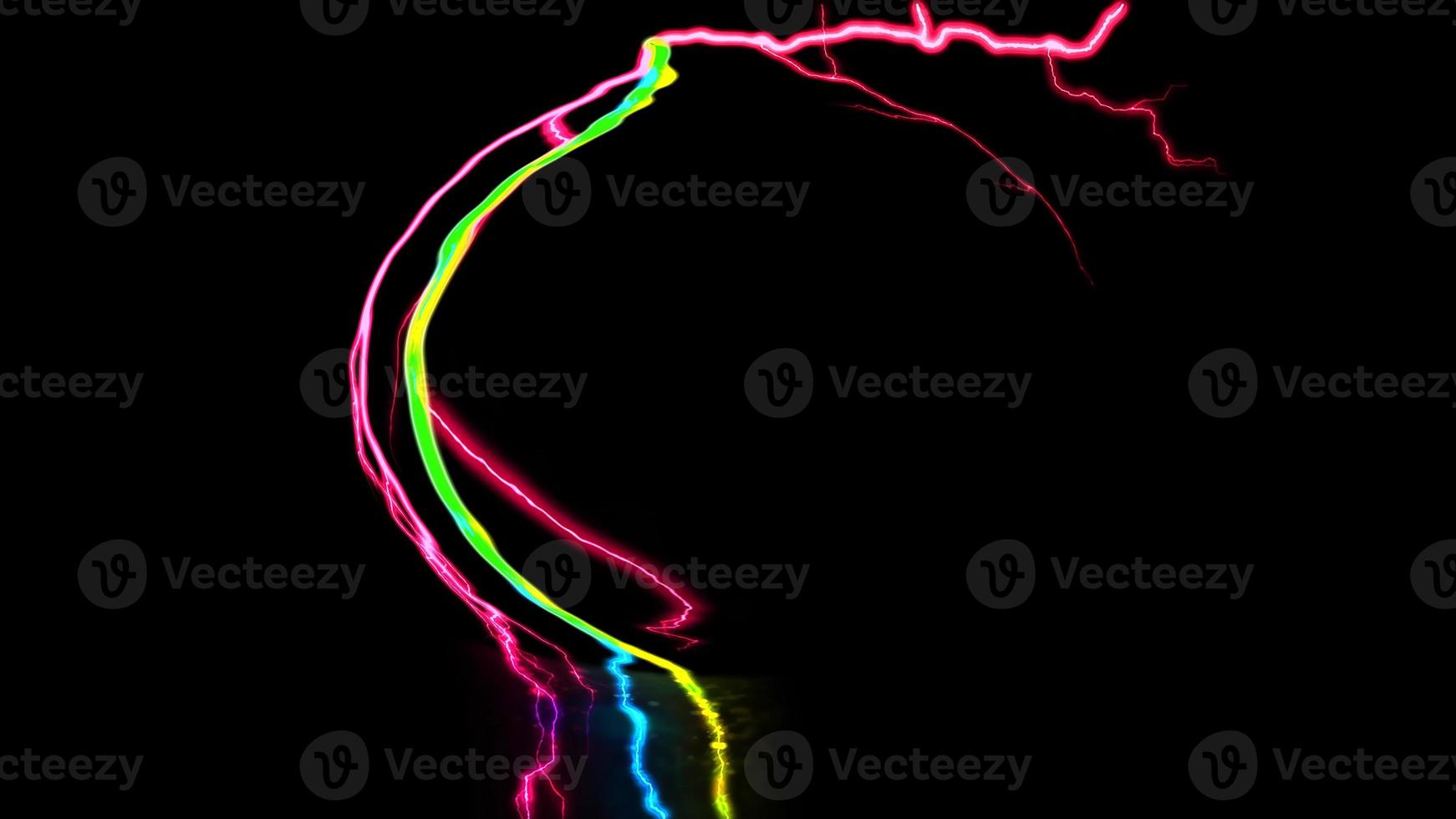 Digital Rendering Electric Lights Background photo