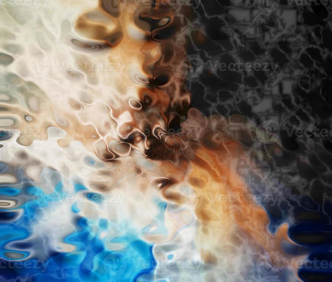 Digital Illustration Beautiful Abstract Vibrant Background photo