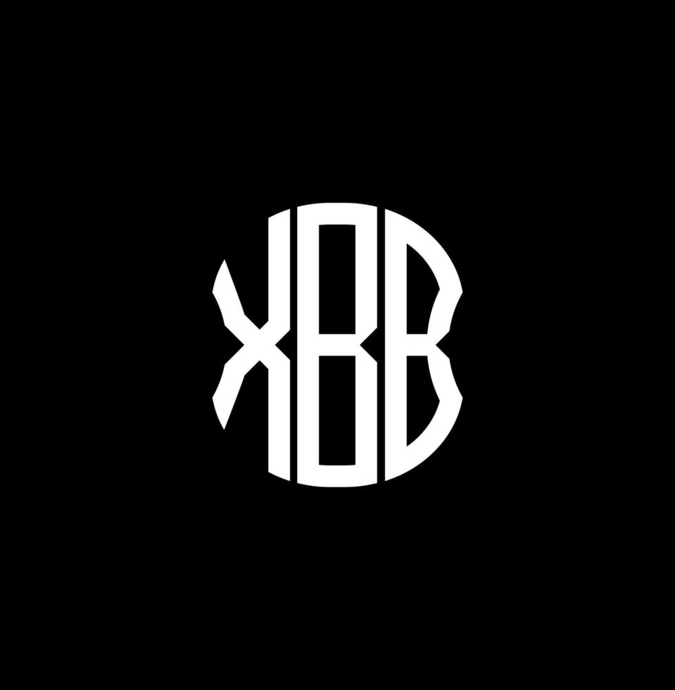 XBB letter logo abstract creative design. XBB unique design vector