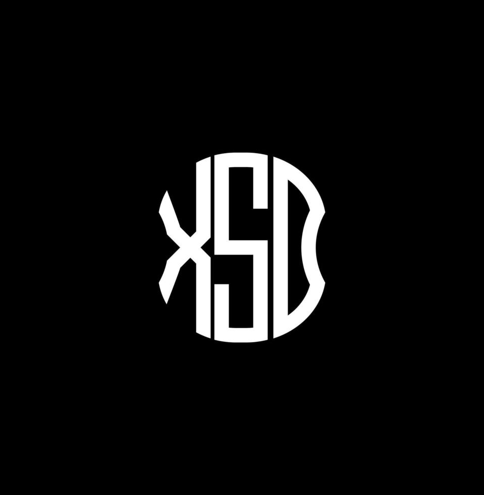 XSD letter logo abstract creative design. XSD unique design 14266530