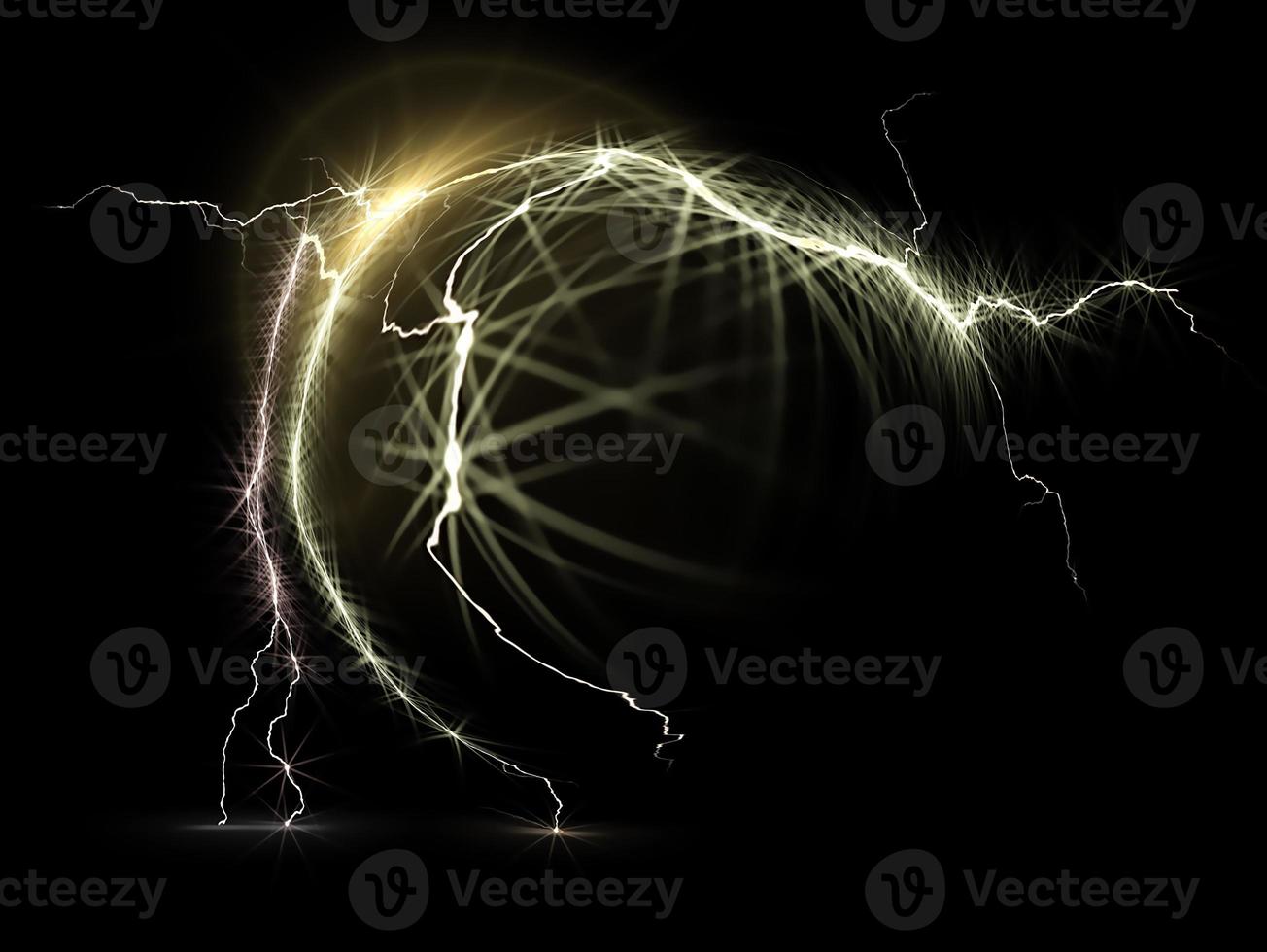 Digital Rendering Electric Lights Background photo