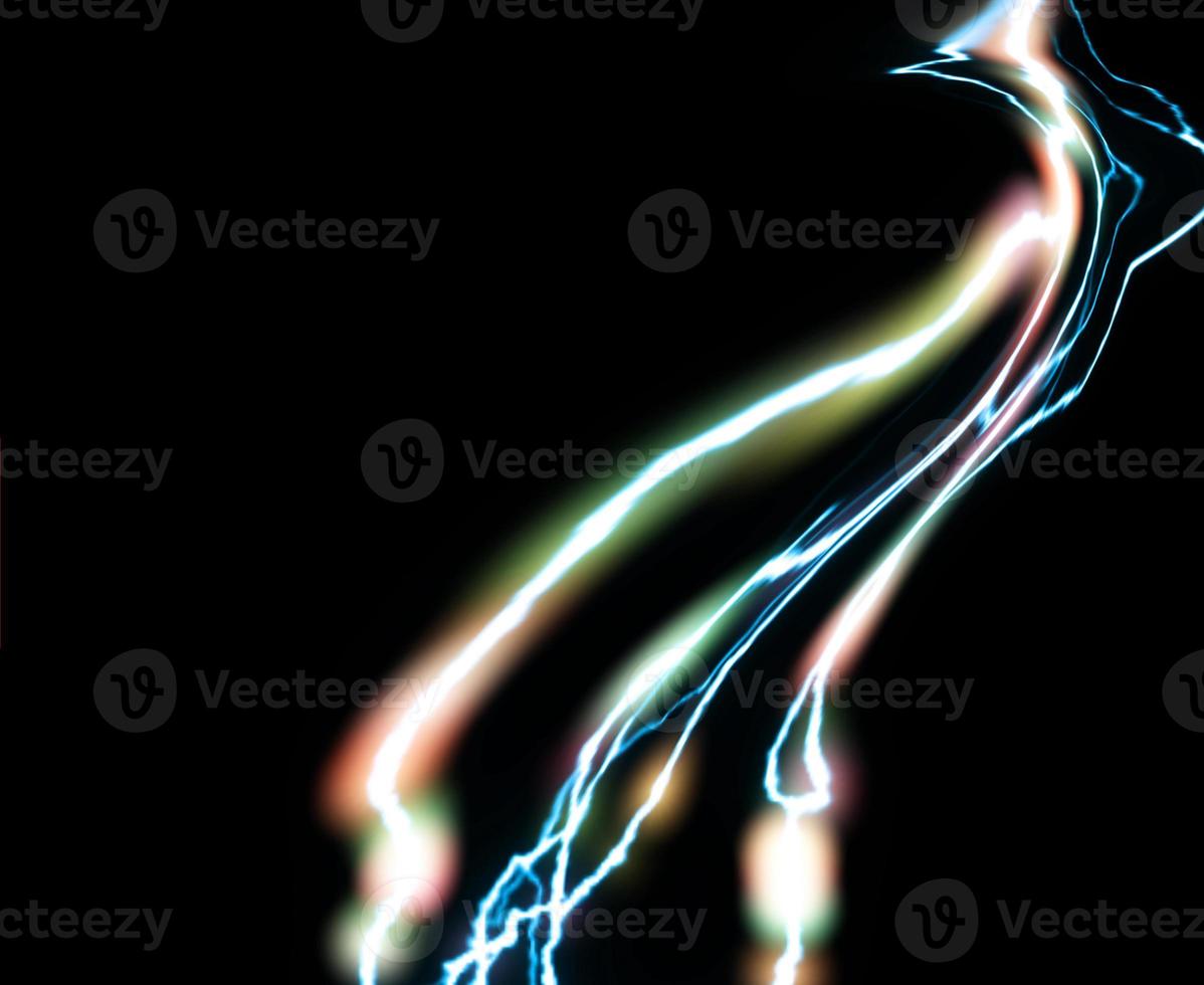 Digital Rendering Electric Lights Background photo