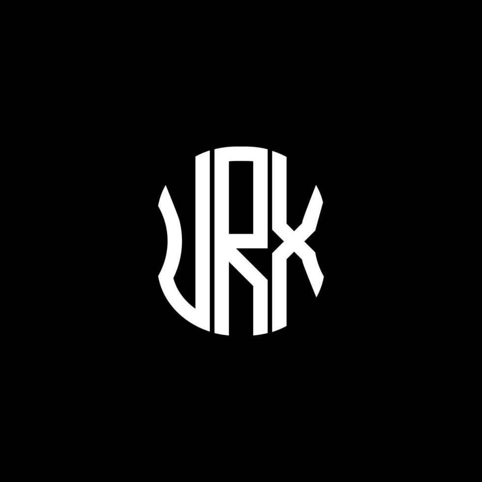 URX letter logo abstract creative design. URX unique design vector