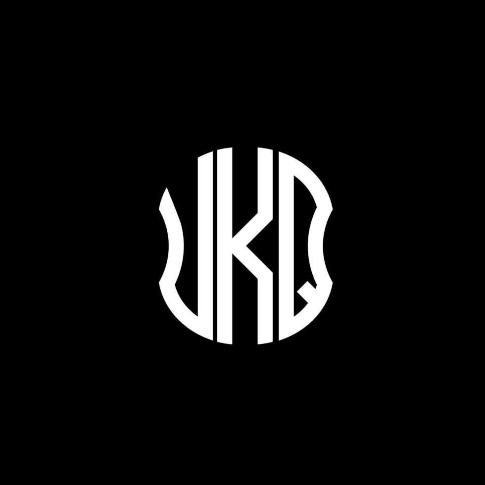UKQ letter logo abstract creative design. UKQ unique design vector