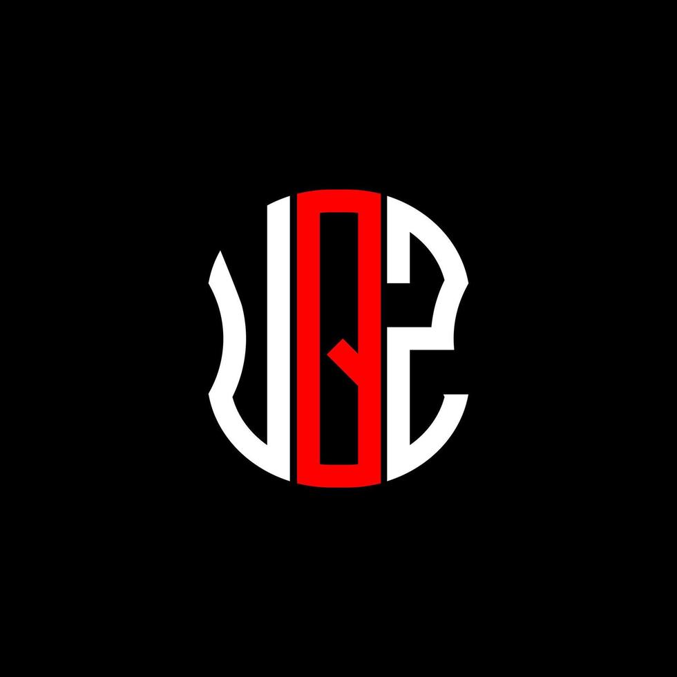 UQZ letter logo abstract creative design. UQZ unique design vector
