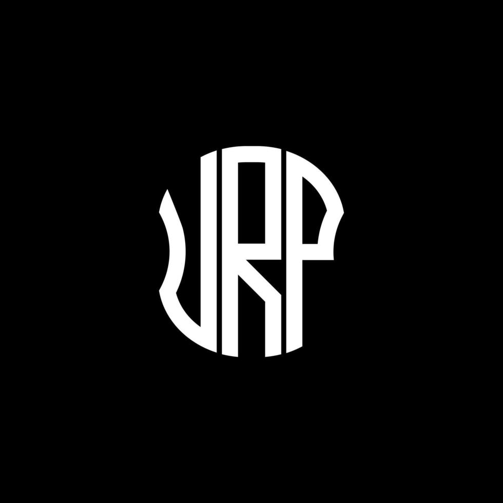 URP letter logo abstract creative design. URP unique design vector