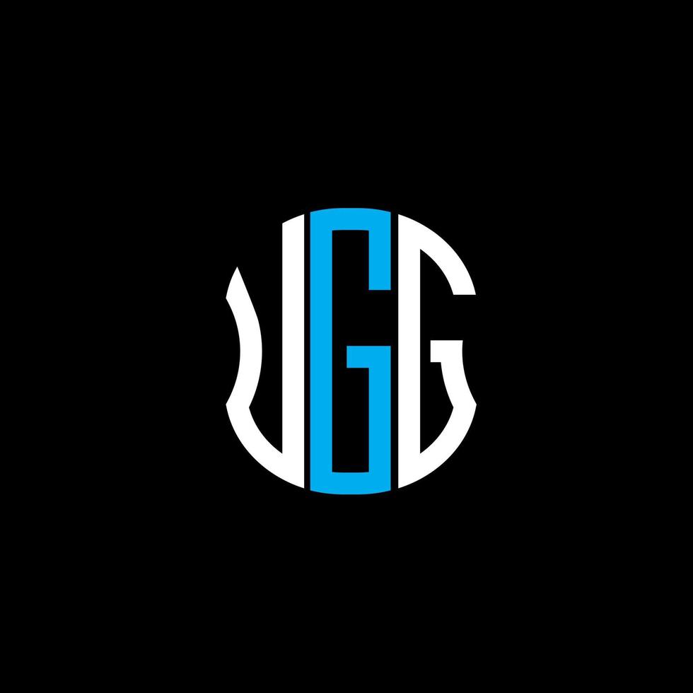 UGG letter logo abstract creative design. UGG unique design vector