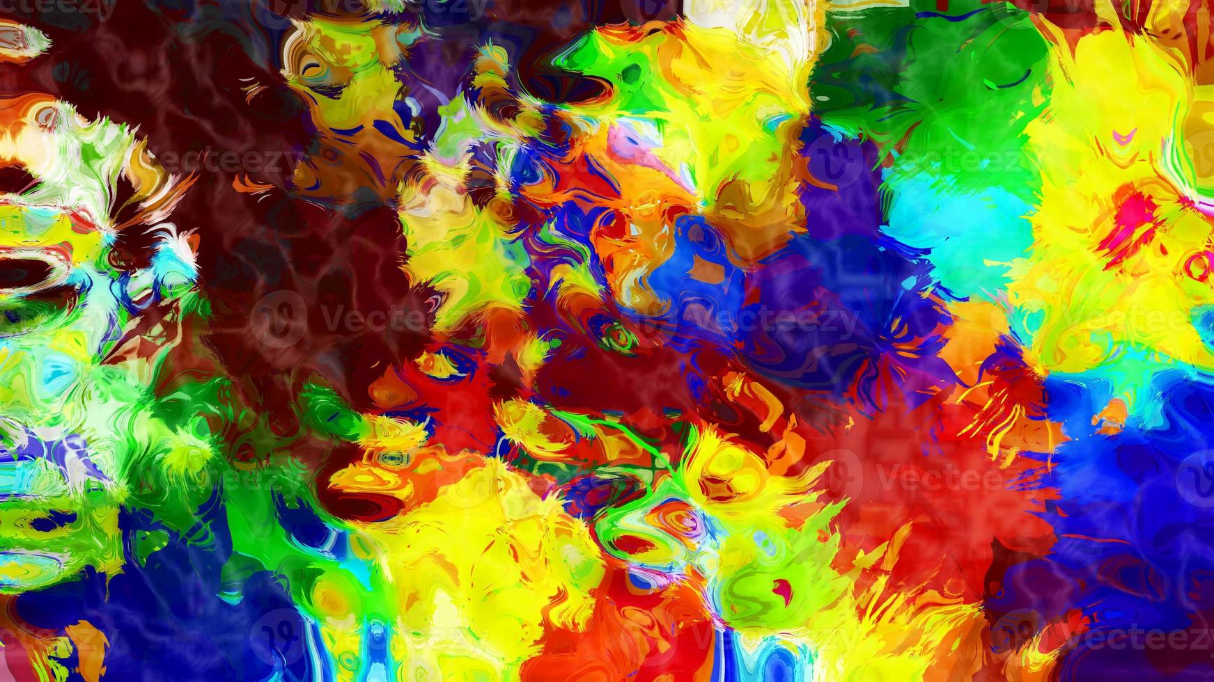 Digital Illustration Beautiful Abstract Vibrant Background photo