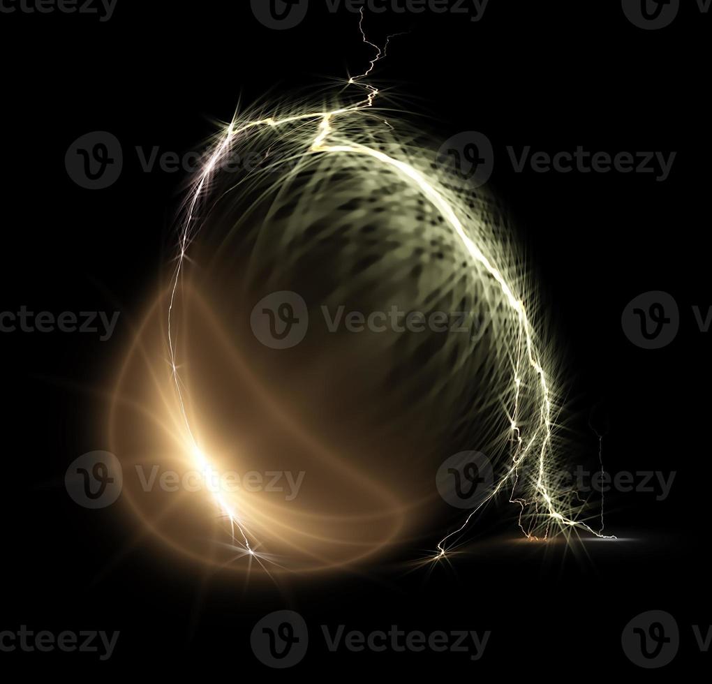 Digital Rendering Electric Lights Background photo