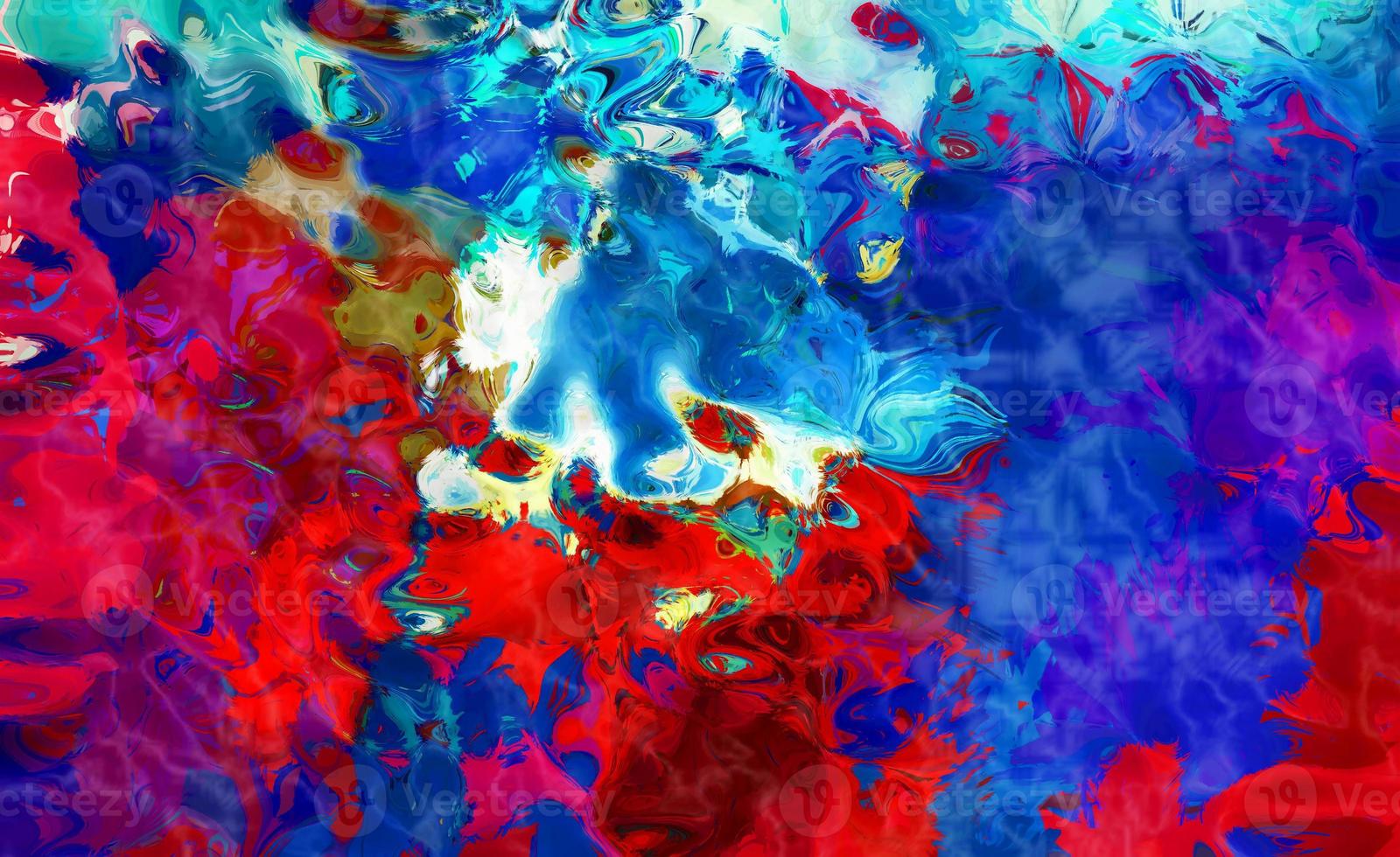 Digital Illustration Beautiful Abstract Vibrant Background photo