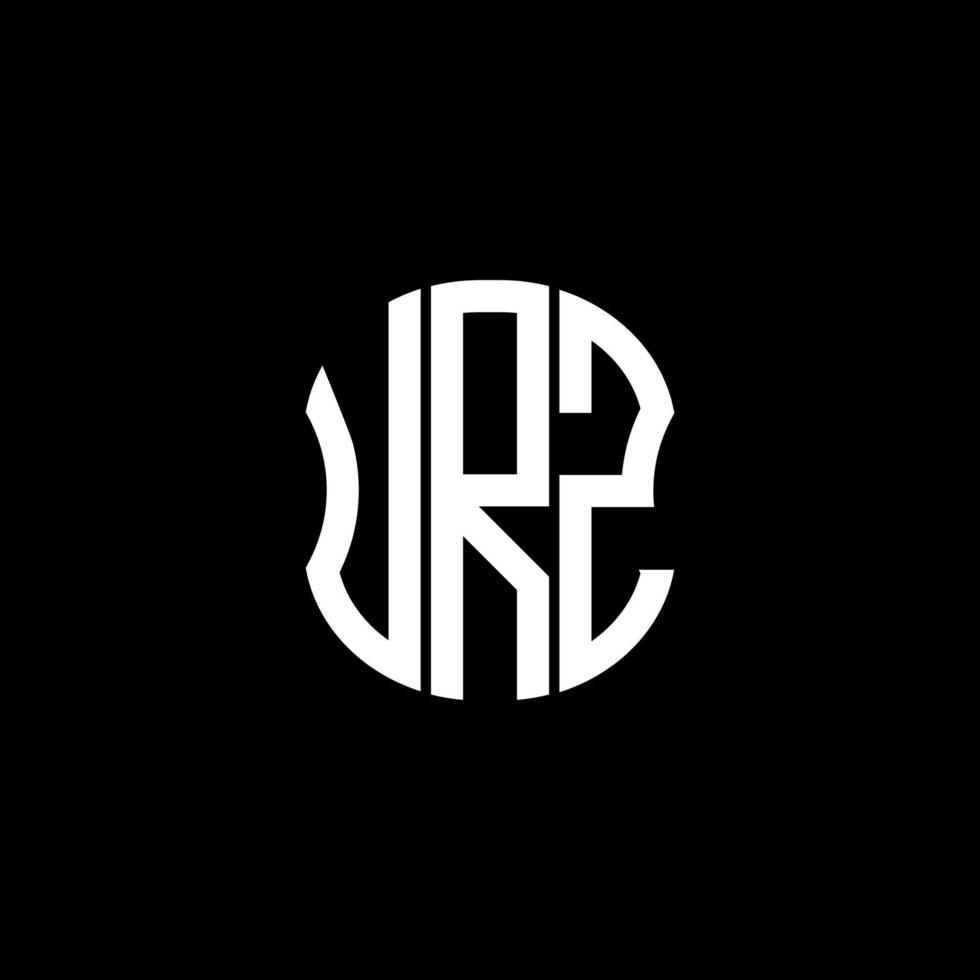 URZ letter logo abstract creative design. URZ unique design vector