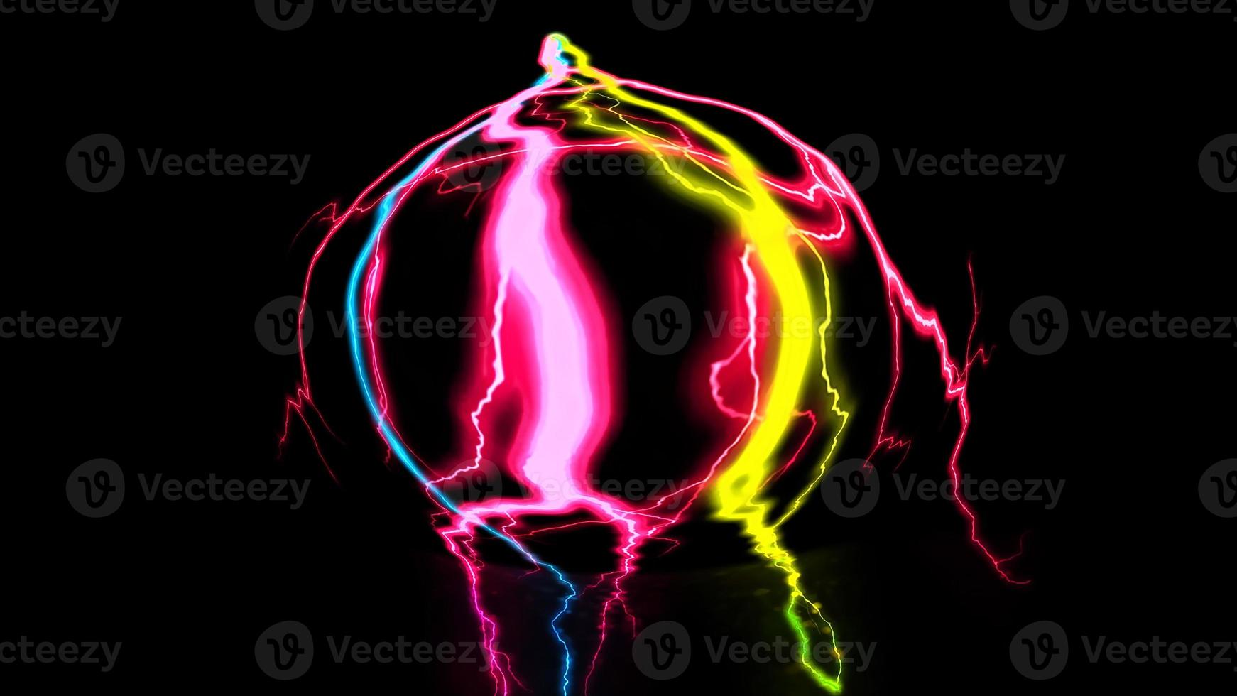 Digital Rendering Electric Lights Background photo