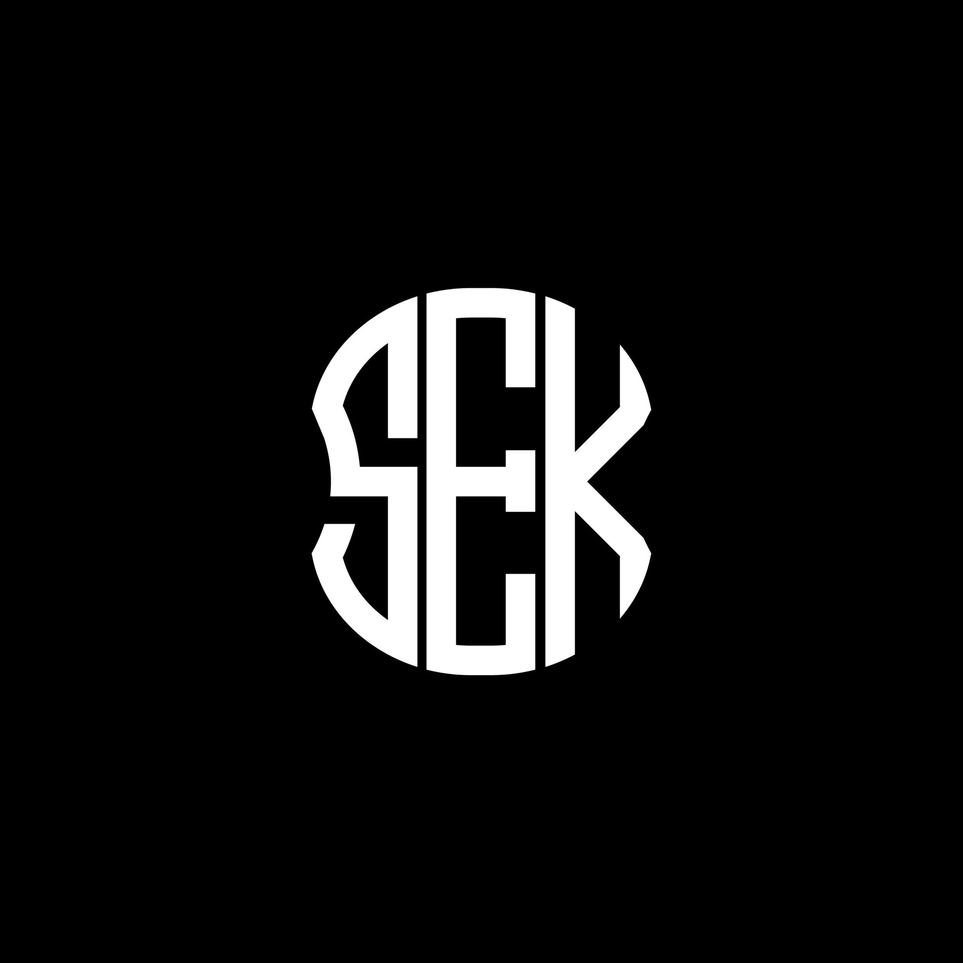 SEK Letter Logo Abstract Creative Design SEK Unique Design 14267283 sek-letter-logo-abstract-creative-design-sek-unique-design-14267283