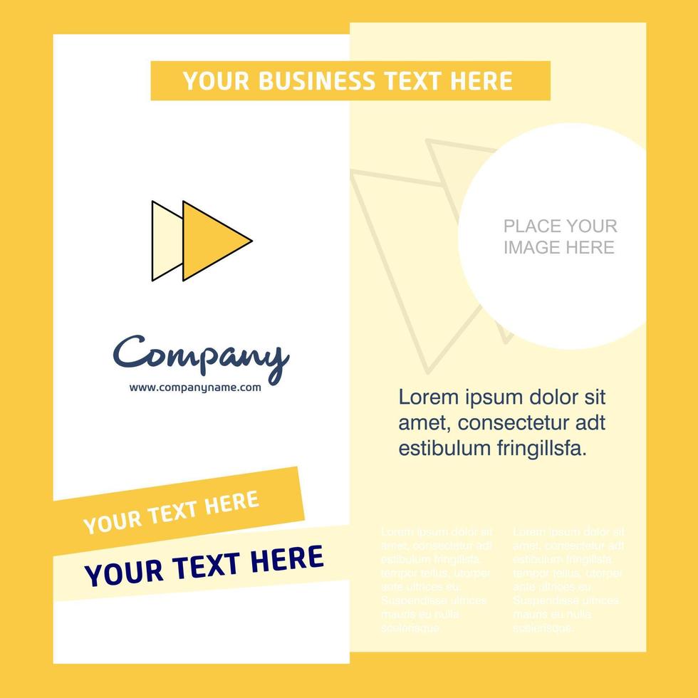 Forward Company Brochure Template Vector Busienss Template