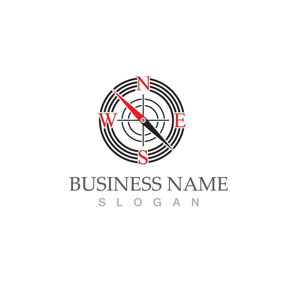 compass logo template vector icon illustration