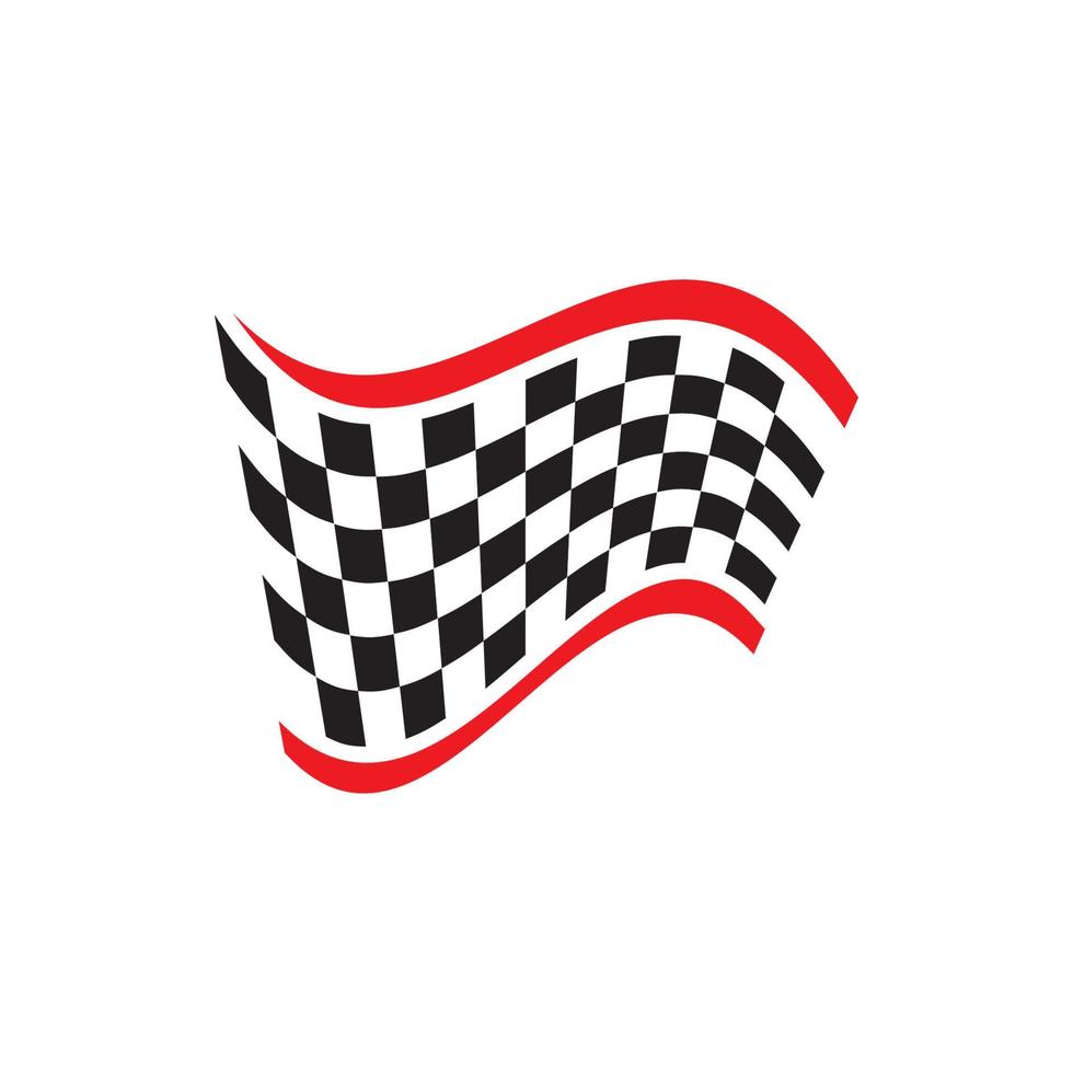 Race flag icon design vector