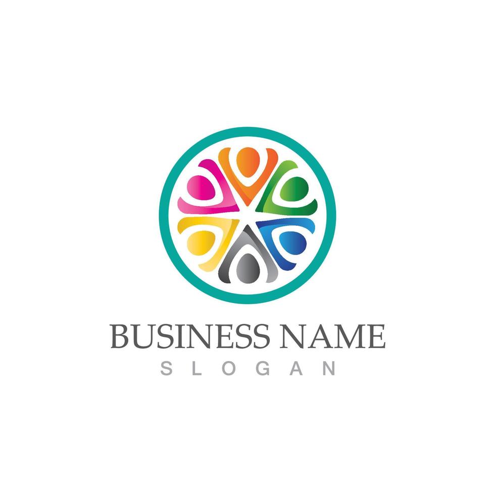 Community, network and social icon vector