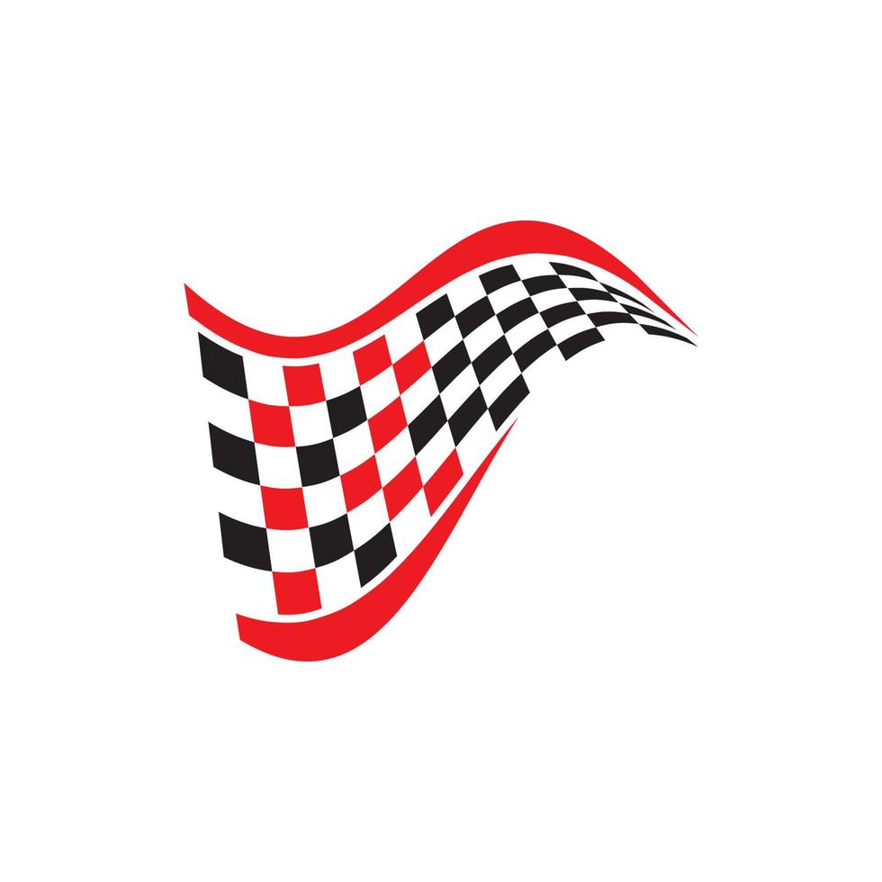 Race flag icon design vector