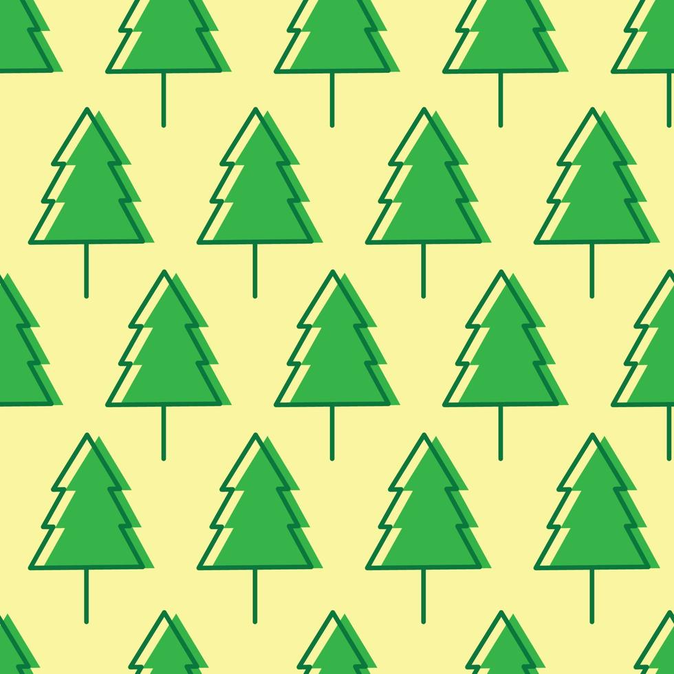 Tree icon with ecology concept seamless pattern background for template, poster vector