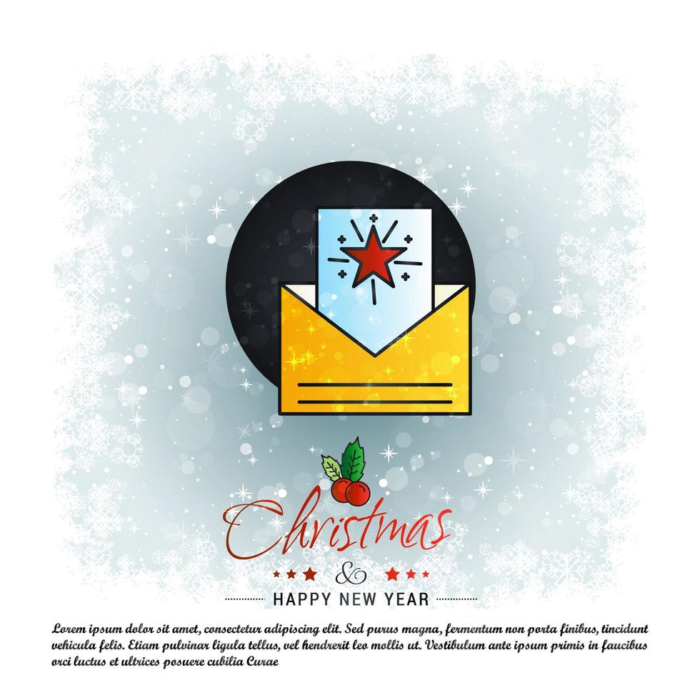 Creative Christmas 2023 Background vector illustration