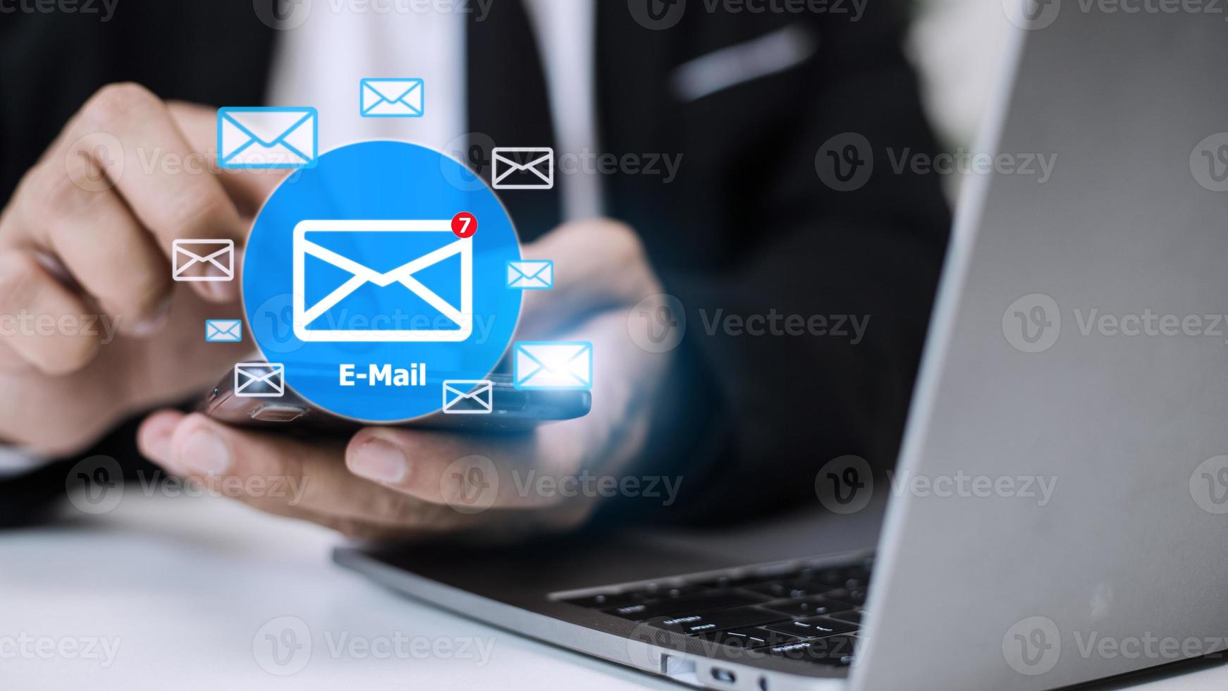 Email Inbox Electronic Communication Graphics Concept photo