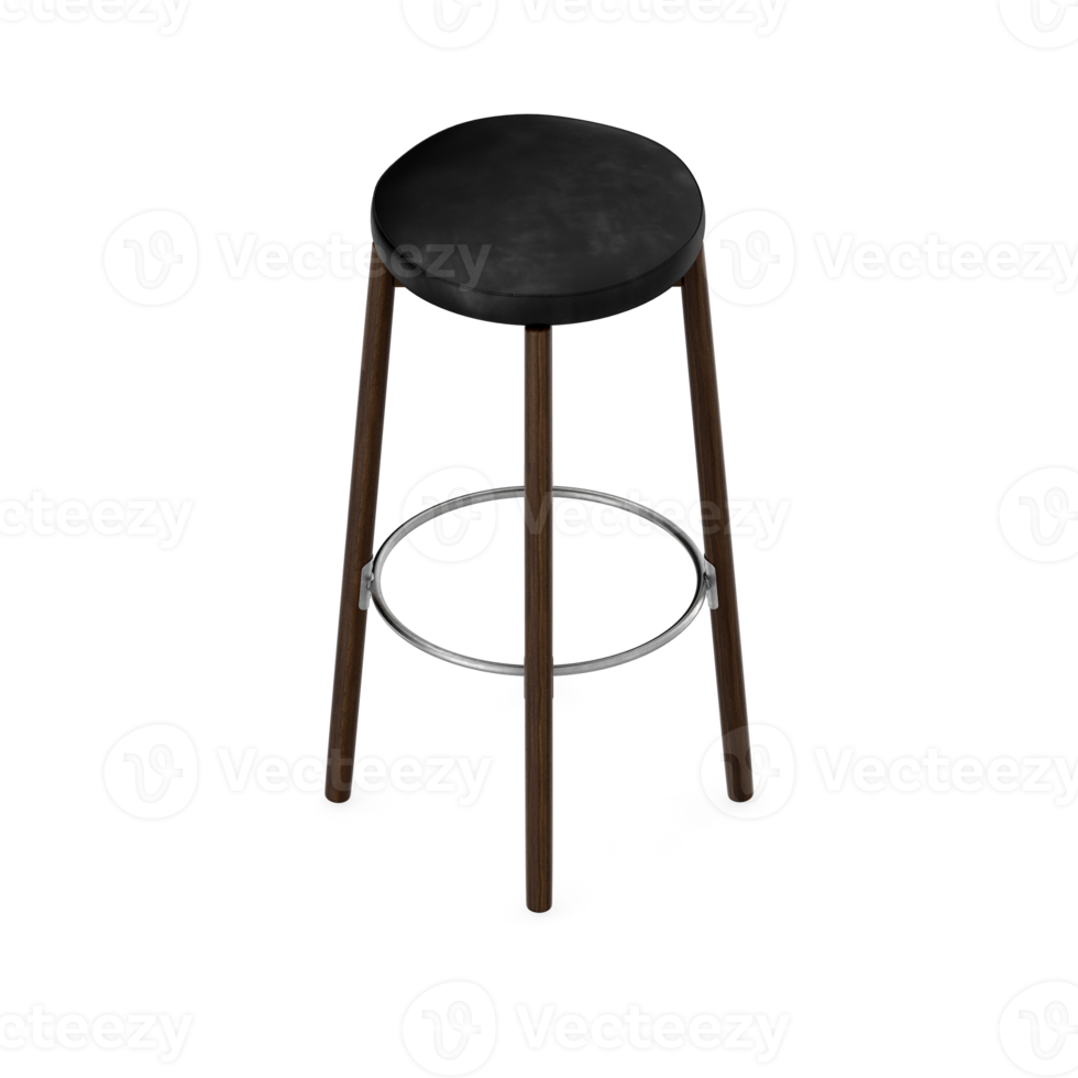 Isometric Chair 3D isolated rendering png
