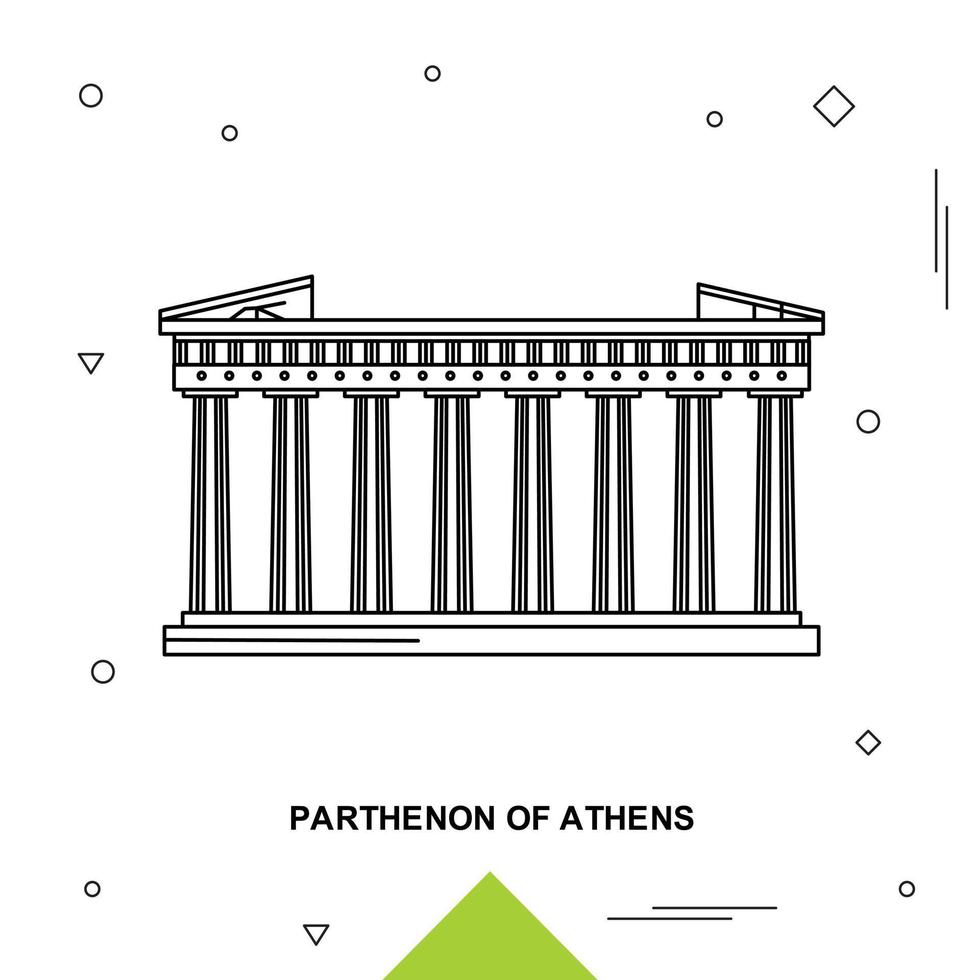 PARTHENON OF ATHENS vector