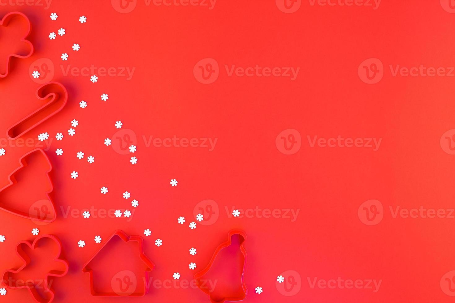 Christmas decoration frame background photo