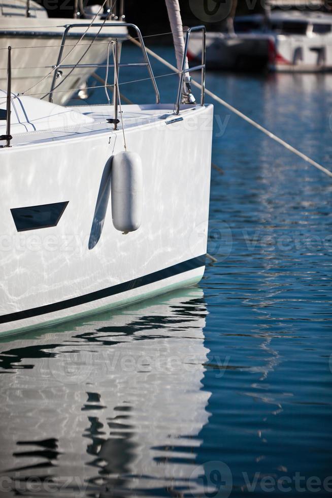 detalle lateral del velero foto