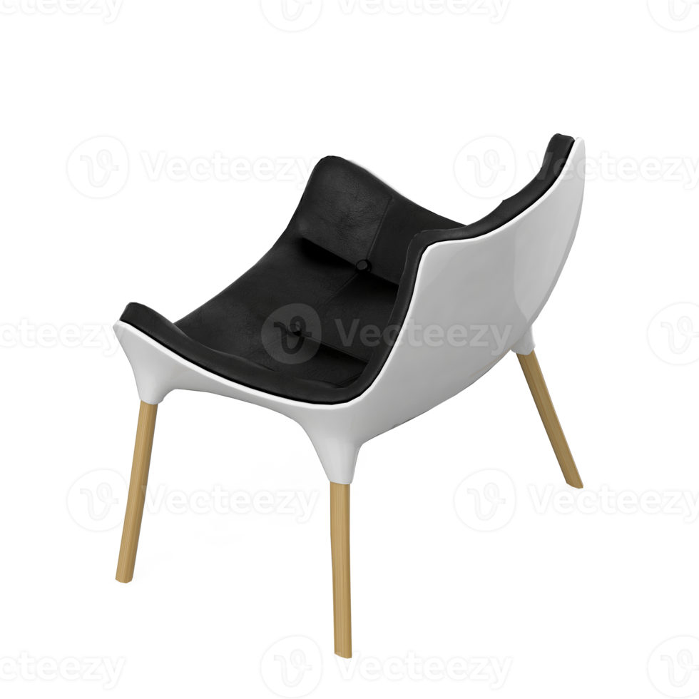 Isometric Chair 3D isolated rendering png